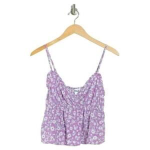 Abound Swing Cami Purple Windy Daisy Size Large NWOT $20 MSRP